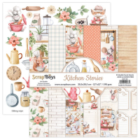 ScrapBoys Kitchen Stories 12x12 Inch Paper Pack (KIST-08)